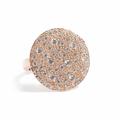 Alisei - Anello Pavè Tondo Grande