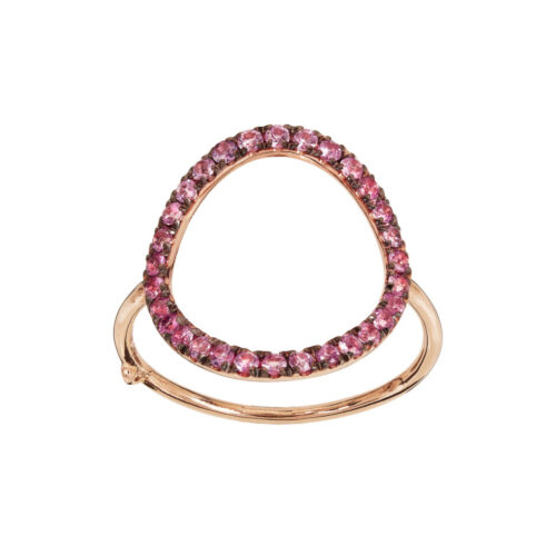 Marco Gerbella - Anello Bolla Zaffiri Rosa