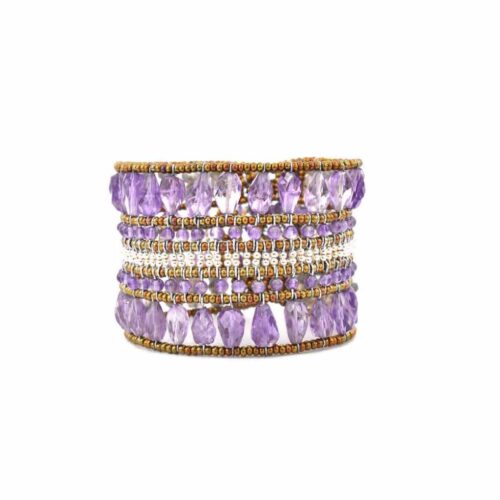Ziio - Bracciale Translucide Amethyst