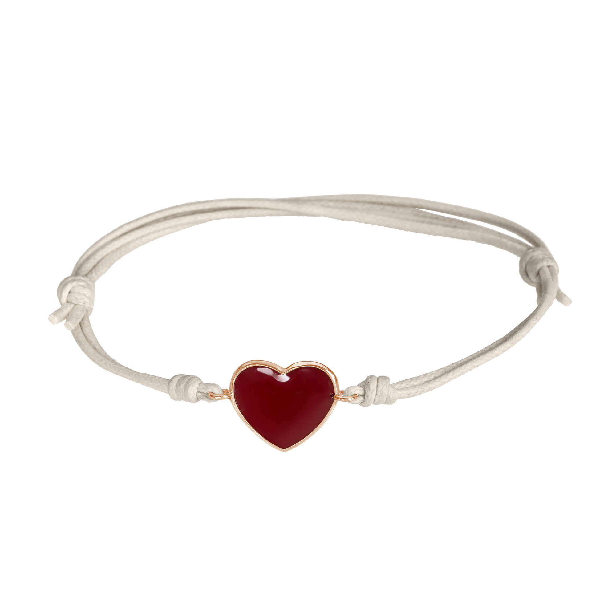 Marco Gerbella – Bracciale Cordino Cuore Smaltato