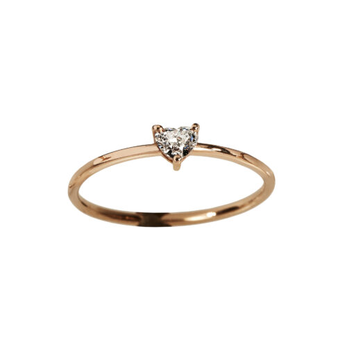 Marco Gerbella – Anello Diamante Taglio Cuore