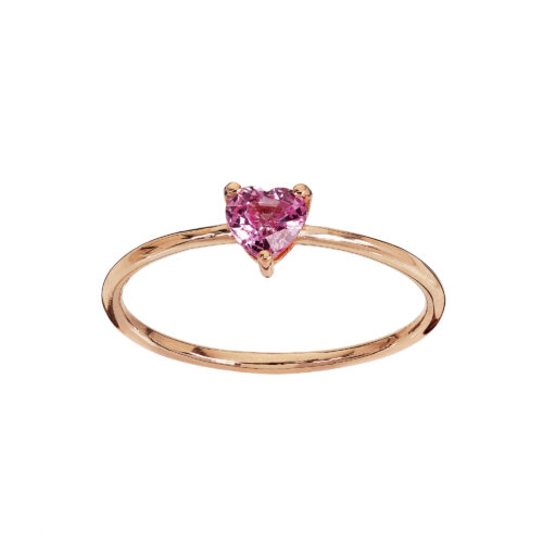 Marco Gerbella - Anello Zaffiro Rosa Cuore
