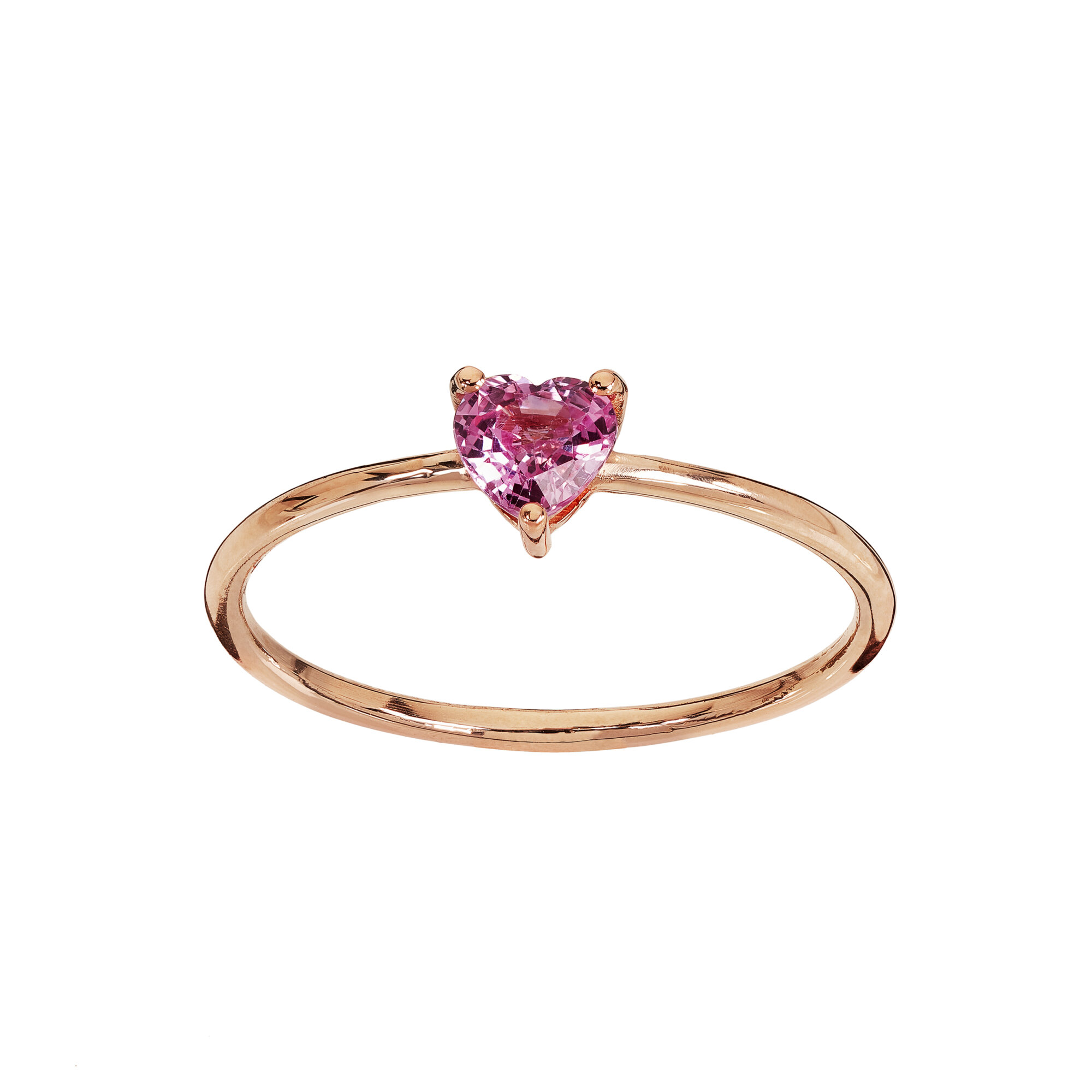 Marco Gerbella - Anello Zaffiro Rosa Cuore