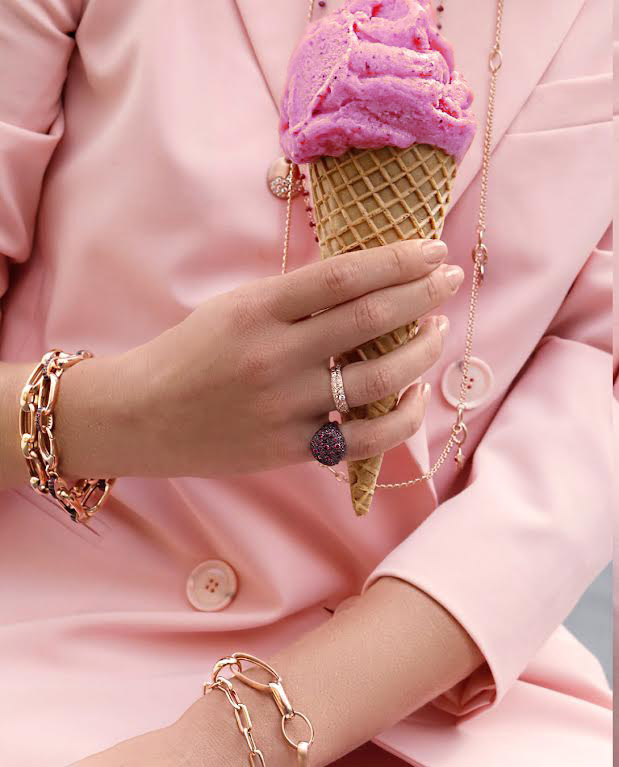 Alisei - Bracciale Maglie Ovali Dorato - immagine 2