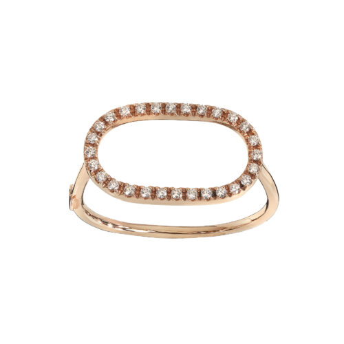 Marco Gerbella – Anello Ovale Diamanti