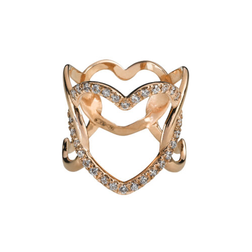 Marco Gerbella - Anello Cuori e Diamanti