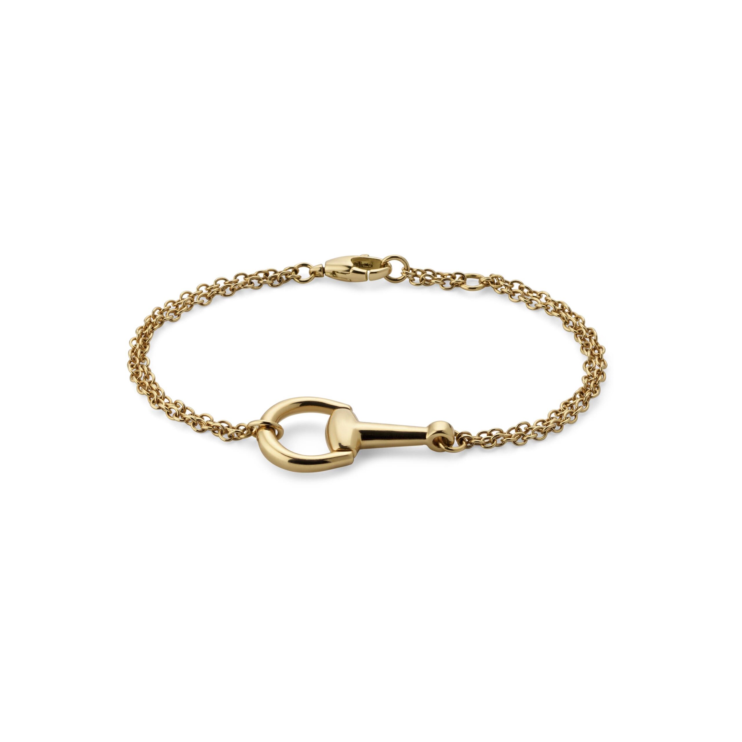 Horsebit Gucci Bracciale catena oro 18k