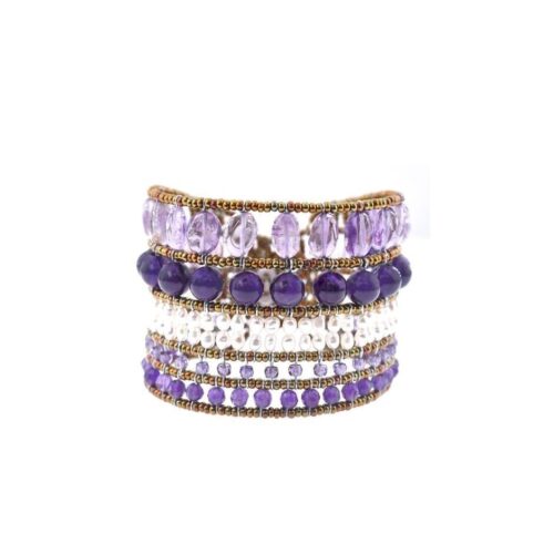 Ziio - Bracciale Monocromo Amethyst