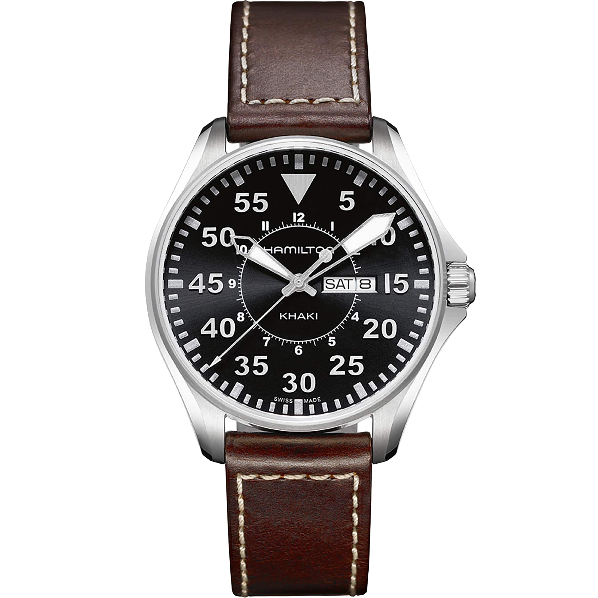 Hamilton - Khaki Aviation Pilot Day Date Quartz H64611535