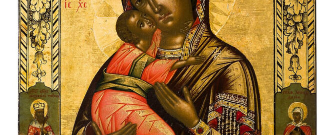 Icona Russa Madonna di Vladimir